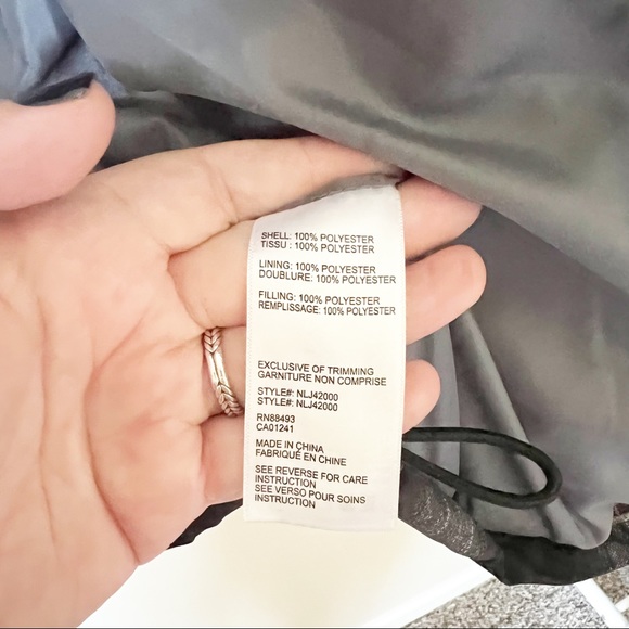 Boundless North Perfect Plaid Puffer Jacket Black Tan S NWT - Picture 13 of 15